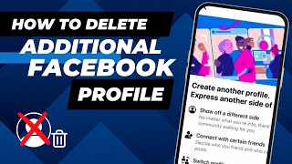 How to Delete Additional Facebook Profile [upl. by Jabe]