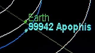 99942 Apophis Asteroid Earth 2029 Pass by and 2036 Impact Simulation [upl. by Imyaj939]