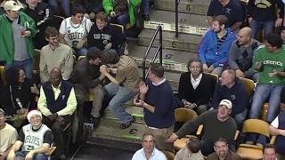 Boston Celtics fan Jeremy Fry dances to Bon Jovis quotLivin on a Prayerquot [upl. by Daas103]