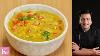 Dal Fry Recipe South Indian Style  Kunal Kapur Indian Food Recipes  Dal Takda [upl. by Enyalb]