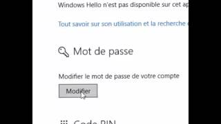 COMMENT AJOUTER UN MOT DE PASSE SUR WINDOWS 10 [upl. by Nylkcaj]