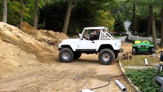 Jeep CJ7 Cummins diesel 4BT hill [upl. by Pandolfi535]