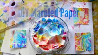 Shaving Cream Marbling [upl. by Gayner]