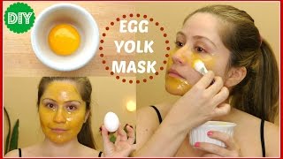 Egg yolk face mask [upl. by Hnahk]