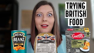 Americans Try British Food For the First Time [upl. by Dittman]