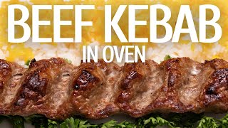 How To Make Beef Kebab In The Oven  The BEST Persian Koobideh Kebab Recipe EVER [upl. by Eckmann]