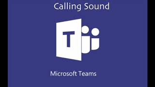 Microsoft Teams Calling SoundHang up sound [upl. by Ynnad]