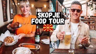 Eating The BEST BALKAN Food In SKOPJE Macedonia  Old Bazaar amp Rakija Tasting [upl. by Garber401]