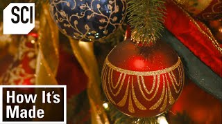 How Its Made Glass Christmas Ornaments [upl. by Teerprug]