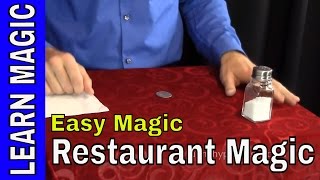 Magic Trick Revealed  Restaurant Magic Salt Shaker [upl. by Nerrual]