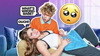 Having BAD Cramps To See How My BOYFRIEND Reacts Cute Reaction Piper Rockelle [upl. by Leasia711]