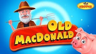 Old MacDonald Had A Farm EIEIO Nursery Rhyme with Lyrics  KidsOne [upl. by Enitsirk]