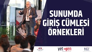 Sunum Giriş Cümlesi Örnekleri  Sunumda Açılış Konuşması 4 [upl. by Adiesirb]