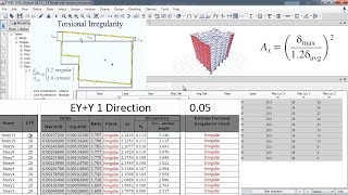 CSI ETABS  10  Torsion Irregularity check  Part 2 [upl. by Vernice807]