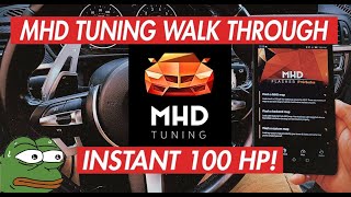 MHD TUNING FOR BMW 335I F30 N55 FULL WALK THROUGH [upl. by Naahsar]