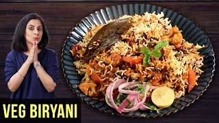 Veg Biryani Recipe  How To Make Vegetable Biryani  Veg Dum Biryani  Biryani Recipe By Tarika [upl. by Barthel898]