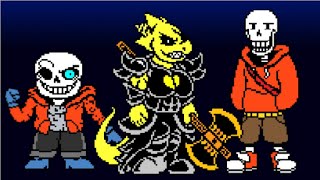 Underswap DISTRUST Bad Ending  Undertale FanGame [upl. by Leissam]