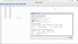 Coefficient Of Determination Example In StatCrunch [upl. by Edge415]