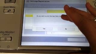 Canon imageRUNNER ADVANCE C5255  How to Print a Configuration Page [upl. by Nov]