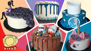 10 jednostavnih ideja za dekoraciju torti  10 Easy Cake Decorating Ideas  breaD [upl. by Ainesey389]