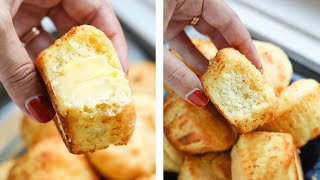 Keto Biscuits JUST 5 INGREDIENTS  Buttery Almond Flour Biscuits For Keto [upl. by Jerroll]