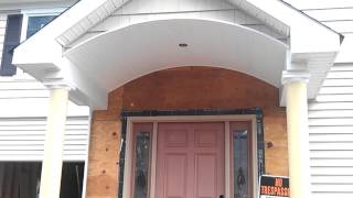 Portico amp Front Porch Roof Vinyl Siding Installation  Bergen County NJ [upl. by Libenson818]