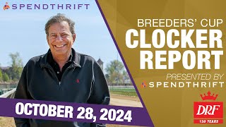 DRF Breeders Cup Clocker Report  October 28 2024 [upl. by Iadrahc]