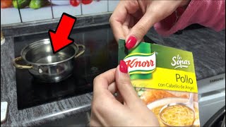 Cómo hacer Sopa De Sobre receta muy fácil y rica [upl. by Noelle]