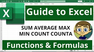 Beginners Guide to Excel Functions and Formulas [upl. by Alyda]