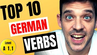 Top 10 German Verbs │Most common German Verbs with Conjugation [upl. by Martella]