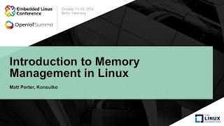 Introduction to Memory Management in Linux [upl. by Yetac391]