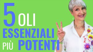 5 OLI ESSENZIALI più POTENTI consigliati dai NATUROPATI RELAX BELLEZZA ANTI STRESS AROMATERAPIA [upl. by Enohpesrep286]