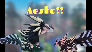 Aesho  Abilities Release Development  Creatures of Sonaria ROBLOX [upl. by Klockau405]