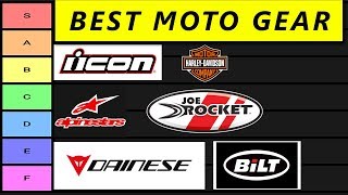 Best Motorcycle Gear TIER LIST  RANKED [upl. by Schwarz]