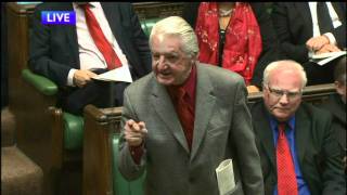 Dennis Skinner Yells at Tories during PMQs 18th May 2011 HD [upl. by Auohc]