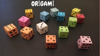 Kağıttan Zar Yapımı  Origami [upl. by Gerda537]