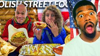 EPIC Polish Street Food Tour in Krakow Poland  American Reacts [upl. by Michal]