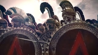 300 Spartans vs 10000 Persians Siege of Sparta Rome 2 Total War [upl. by Creighton]