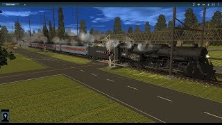 Trainz Railfanning Pt 142 Railroad Crossing Museum Steam Trains Galore [upl. by Dosia]