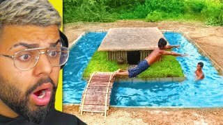 They Built An INSANE SECRET UNDERGROUND POOL HOUSE [upl. by Austine]