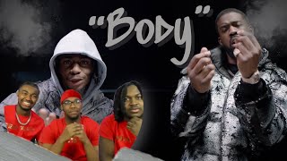 BROTHERS REACT TO Russ Millions x Tion Wayne  Body Music Video  GRM Daily [upl. by Ahsataj560]