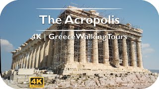 The Acropolis Of Athens Parthenon  4K Virtual Tour  Greece Walking Tours [upl. by Nolyat289]