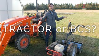 Should You Use a Tractor or a BCS [upl. by Ahsym]