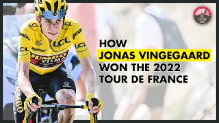 How Jonas Vingegaard WON The 2022 Tour de France  EXPLAINED [upl. by Kcirdot]