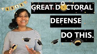 Dissertation Defense Tips [upl. by Enelia297]