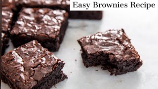 Easy Brownies Recipe [upl. by Melany93]