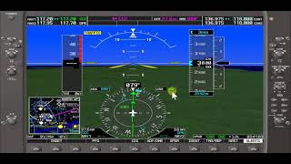 Garmin G1000 VOR Navigation [upl. by Anairb]