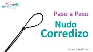 DIY ¿Cómo hacer un Nudo Corredizo  Karatips [upl. by Enyale]