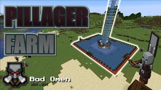 Minecraft Efficient Pillager Farm  Bad Omen Farm [upl. by Lukas]