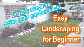 Easy Landscaping for Beginner [upl. by Yoho]